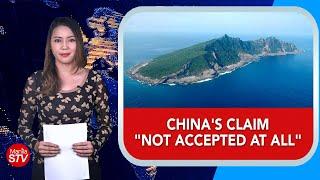 STV JAPAN EVENING NEWS  |  CHINA'S CLAIM "NOT ACCEPTED AT ALL"