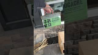 Ammocan Geocache, hidden in the garden of a business #geocaching #cache