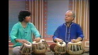Ustad Alla Rakha and Ustad Zakir Hussain || Ektaal || Rare Jugalbandi