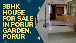 3BHK Duplex House for sale in #porur Garden,#porur ,#3bhkhouse ,#houseforsale ,Contact 8807291899