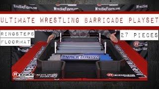 27-Piece Ultimate Wrestling Barricade Playset - Ringside Collectibles Exclusive!