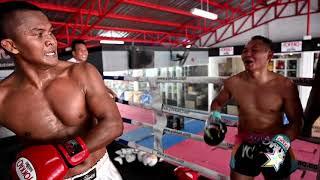 Buakaw Banchamek and Saenchai sparring at YOKKAO Training Center Bangkok #MuayThai