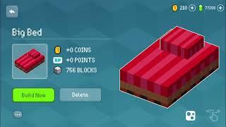 Block Craft 3D: Building Simulator Games For Free Gameplay #1512 (iOS & Android)| Big Bed 