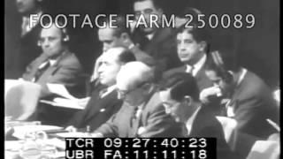 Korean War - 1950:  Atom War?  Truman Hints Bomb 250089-24 | Footage Farm