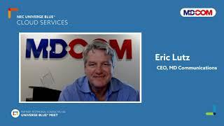 MDCOM's Eric Lutz, meets with NEC's Marc Hebner to Discuss the NEC UNIVERGE BLUE Partnership