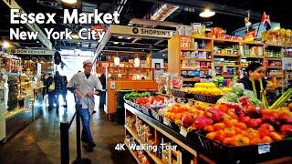 Essex Market - Culinary Haven | NYC | 4K Walking Tour