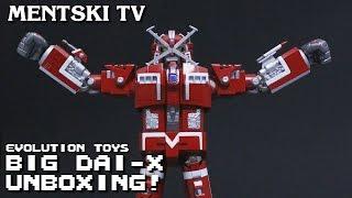 Evolution Toys, Dynamite Action #12: Big Dai-X Unboxing!