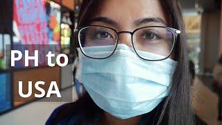 My 90 Day Fiancée Visa Journey: Philippines to USA Flight | Coronavirus Pandemic 2020