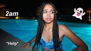 SNEAKING INTO MY POOL AT 2AM | Tiana