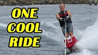 Wacky Water Skiing: Cooler Skier. ICE CHEST Water Ski Tricks with Tony Klarich