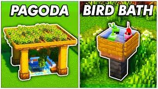 ► 22 Garden Build Hacks | Minecraft Build Ideas (Part 1) 🪴️