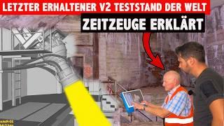 Last V2 rocket test stand in the world 40 meter deep underground bunker system for fuel