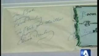 New...Interview showing Elvis and Frank Sinatra autograph