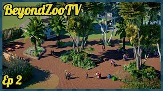 Building the Entrance Plaza! | Let's Play Planet Zoo Franchise Mode Episode 2