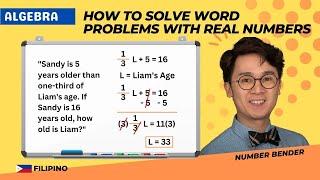 PAANO MAG-SOLVE NG WORD PROBLEMS WITH REAL NUMBERS