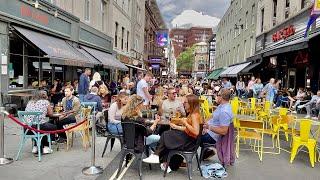 London Summer Walk-August 2021|Busy SOHO, West end During Weekend Evening[4kHDR]