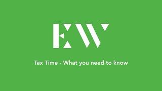 Tax Time - What you need to know