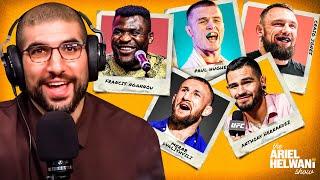 The Ariel Helwani Show | Ngannou, Dvalishvili, Hughes, Jones, Hernandez | Oct 21, 2024