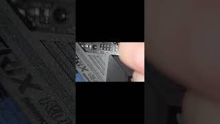 HOW TO INSTALL A CPU 8 PIN CABLE ROG STRIX #shorts
