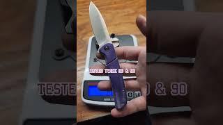 A $25 Knife Came How Sharp!!??  #shorts #youtubeshorts #knives