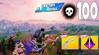 100 Elimination Solo Vs Squads "Zero Build" Gameplay Wins (NEW Fortnite Chapter 6 PC)