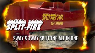 SPLIT-FIRE 3465 36" Stroke | 2 Way Log Splitter with 4-way wedge | DEMO Video 4K HD