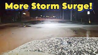 Putting Up Cameras On Deserted Fort Myers Beach Before Hurricane Milton