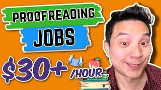 $30/hr Remote Proofreading Jobs For Beginners 2021