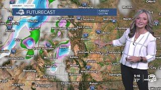 Weak storm will roll through Colorado Tuesday