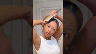 easy low bun tutorial for type 4 hair  #naturalhairjourney #naturalhairstyles #lowbunhairtutorial