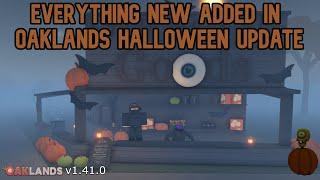 Oaklands Halloween Update v1.41.0