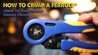 How To Crimp A Ferrule with the Haisstronica Ferrule Crimping Tool Review