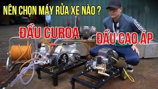 Lựa Chọn Máy Rửa Xe Cao Áp Hay Là Máy Rửa Xe Dây Đai Curoa