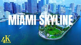 SKYLINE OF MIAMI, USA  2024 | DRONE FOOTAGE