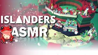 An alien holiday paradise! - ️️ Islanders ASMR | Building, soft-spoken, keyboard, mouse sounds