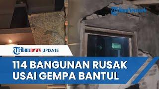 UPDATE Terbaru Usai Gempa 6 SR Bantul, Ratusan Bangunan di Gunungkidul Rusak, 2 Keluarga Mengungsi