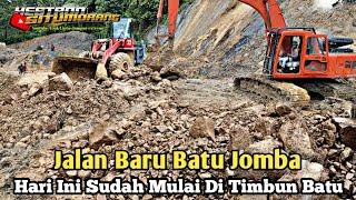 Latest Jomba Stones || The new Batu Jomba road has started to be filled with stones