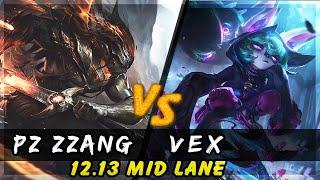 Pz Zzang - Yasuo vs Vex MID Patch 12.13 - Yasuo Gameplay