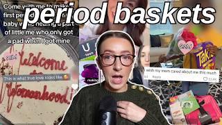 period baskets: exploiting your child's first period for money