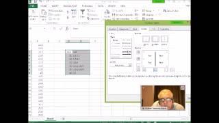 How to create a Stem Leaf plot using MS Excel