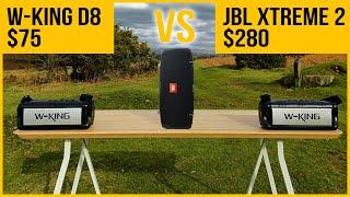 W-King D8 Bluetooth speaker review vs JBL Xtreme 2 & LG PK7. How does it sound for $200 less?