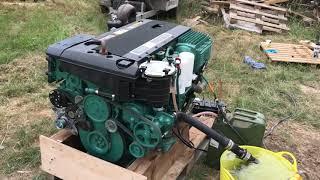 Volvo Penta D4-260 Start Up Engine Test Run