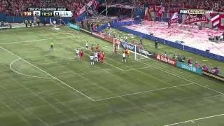 David Beckham Great Corner Kick - کرنر زیبای دیوید بکهام در گلکسی