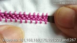 316-Decorative joining of two edges with needle(Randa embroidery)