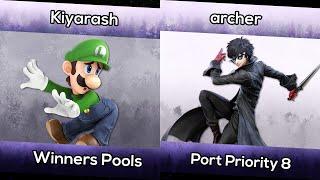 Kiyarash (Luigi) vs archer (Joker, Bayonetta) - Winners Pools - Port Priority 8