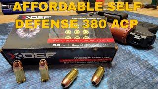 Freedom Munitions X-DEF 380 ACP (Affordable Self Defense 380 ACP)