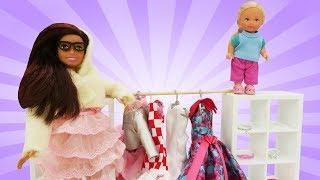 Куклы Барби: наряд для Скиппер. Игры одевалки.