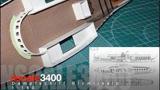 nscale3400 Paddle Steamer Blümlisalp 1:160 Part 2