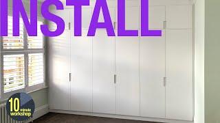 Built-in Wardrobes and Shelving Installation [video #344]