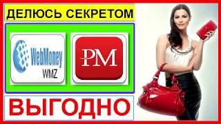 Как обменять с webmoney wmz на perfect money usd. Мгновенно